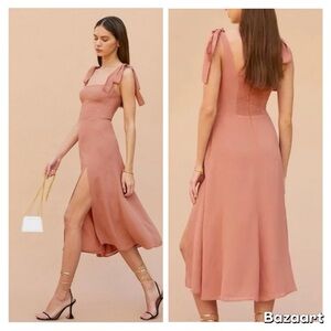 Reformation Twilight Dress in Praline *NEW*